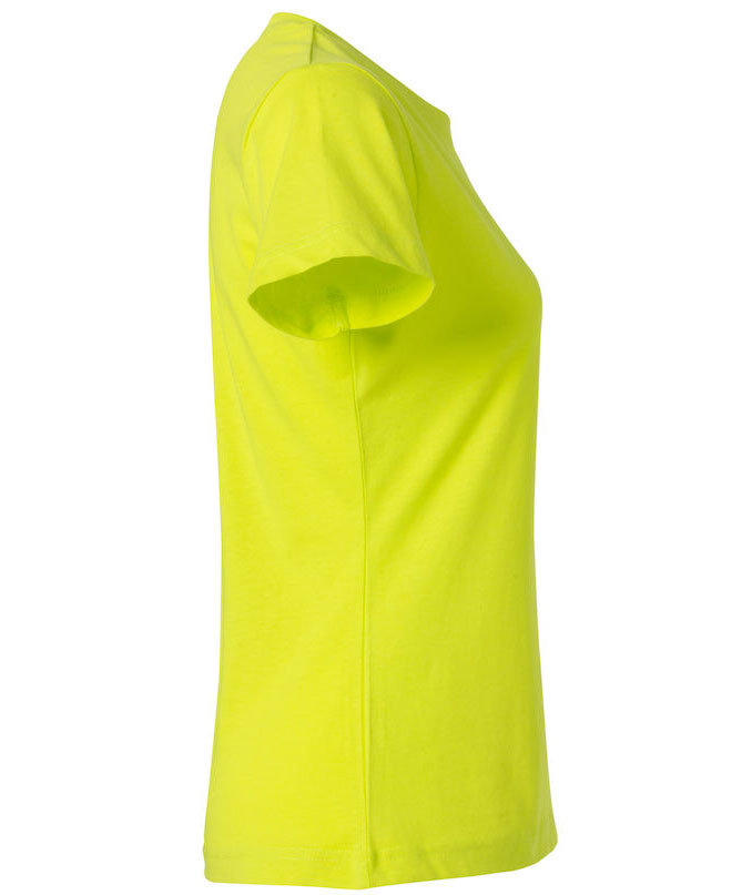 Clique Basic dame T-shirt, Refleks Gr&oslash;n, large image number 2