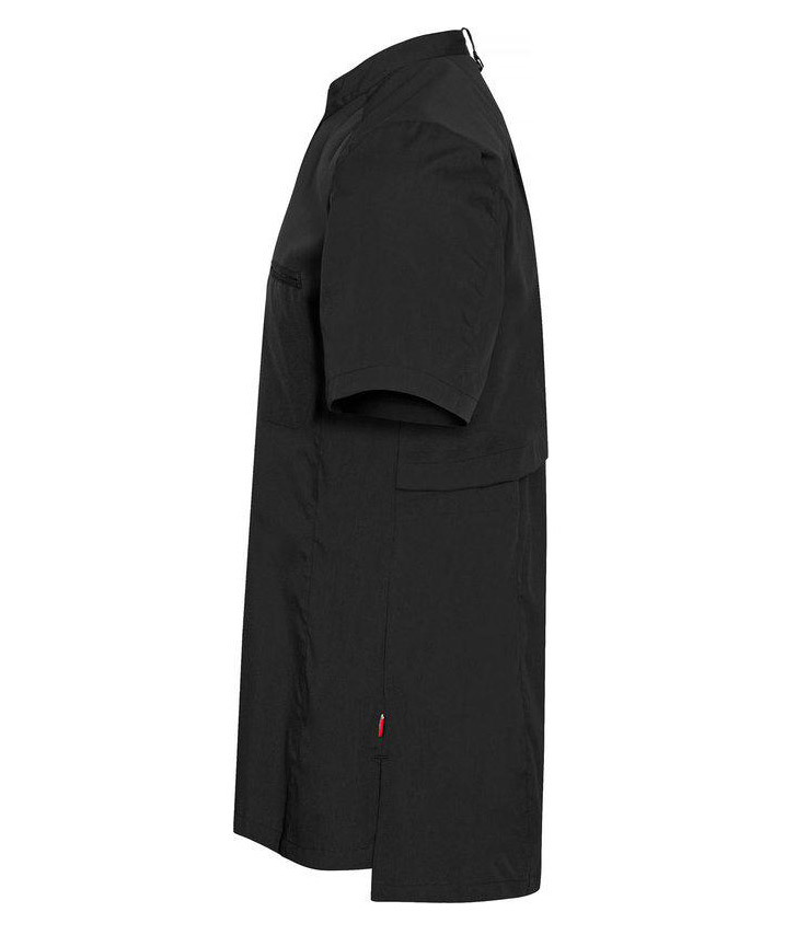 Segers 1006 regular fit kort&aelig;rmet kokkeskjorte, Sort, large image number 4