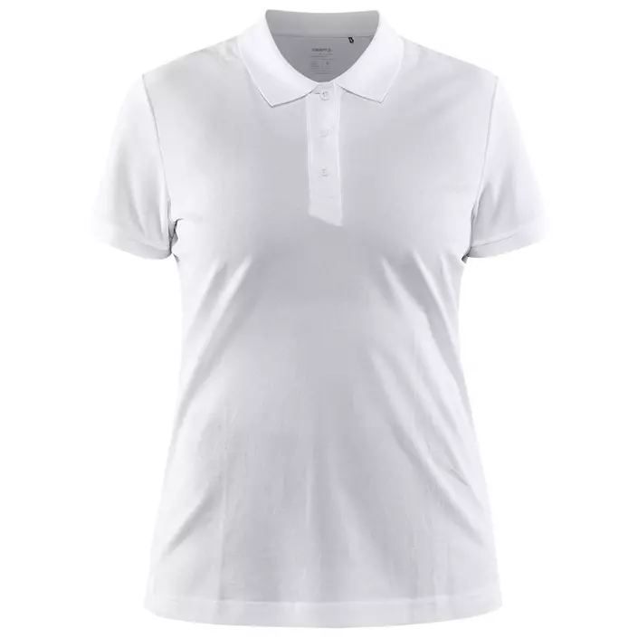 Craft Core Unify dame polo T-skjorte, Hvit, large image number 0