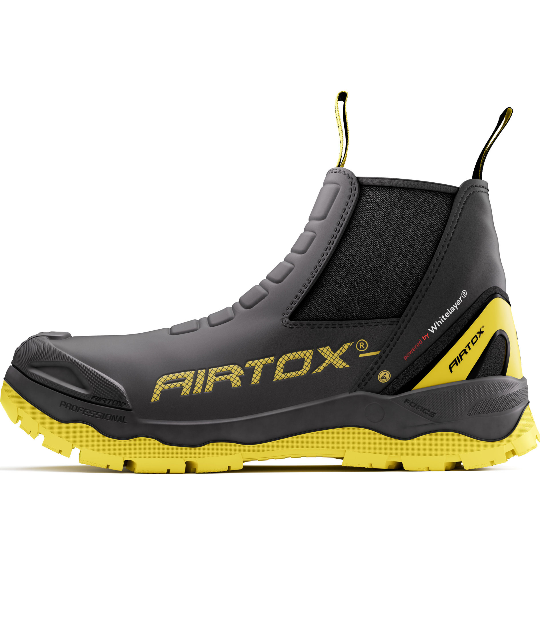 Airtox GLC-R safety boots S3S, Black/Yellow