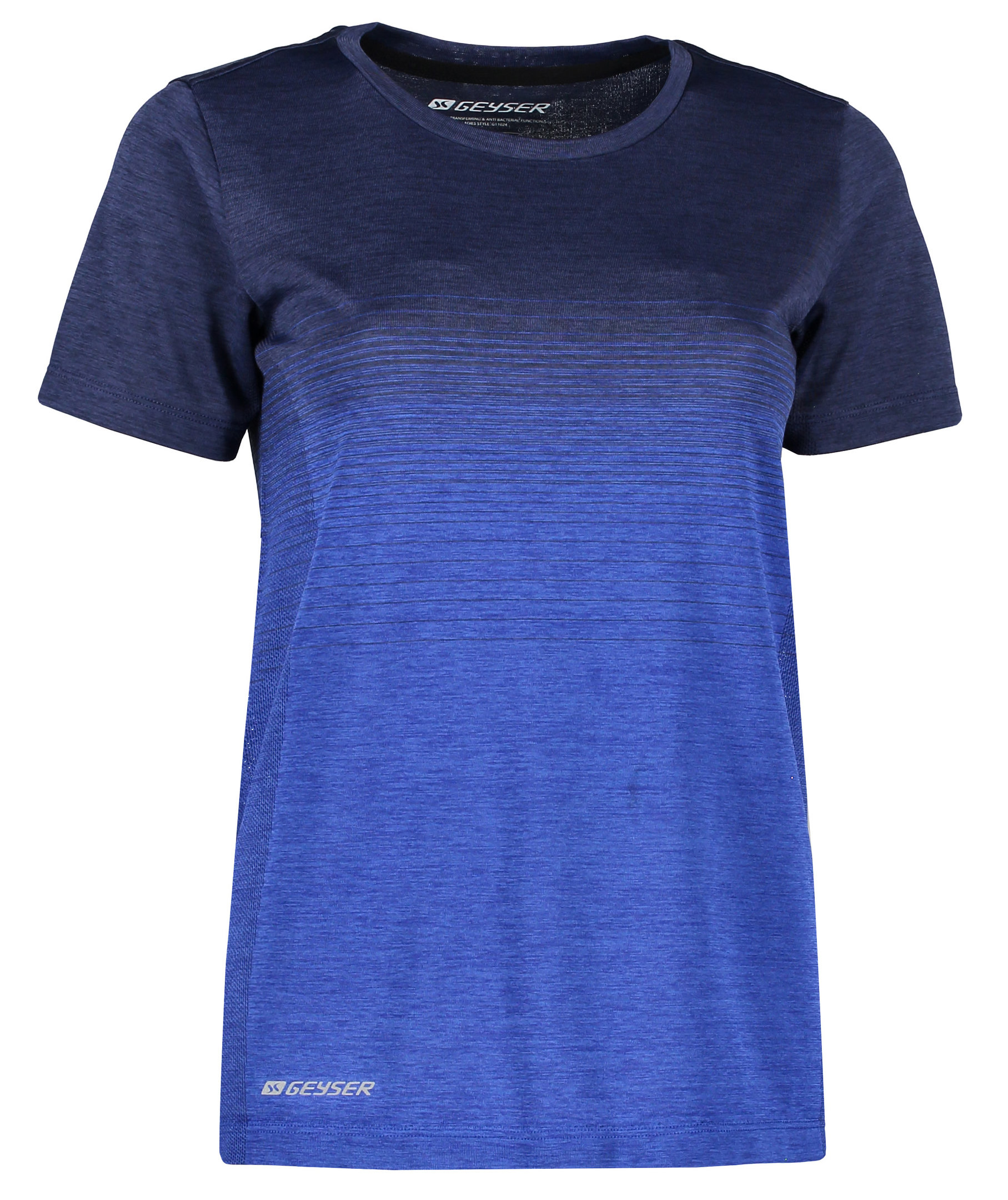 GEYSER nahtlos Damen T-Shirt, Navy melange