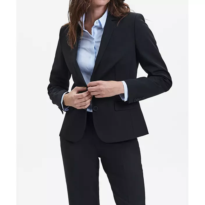 Sunwill Extreme Flexibility Modern fit women's blazer, Black, large image number 1