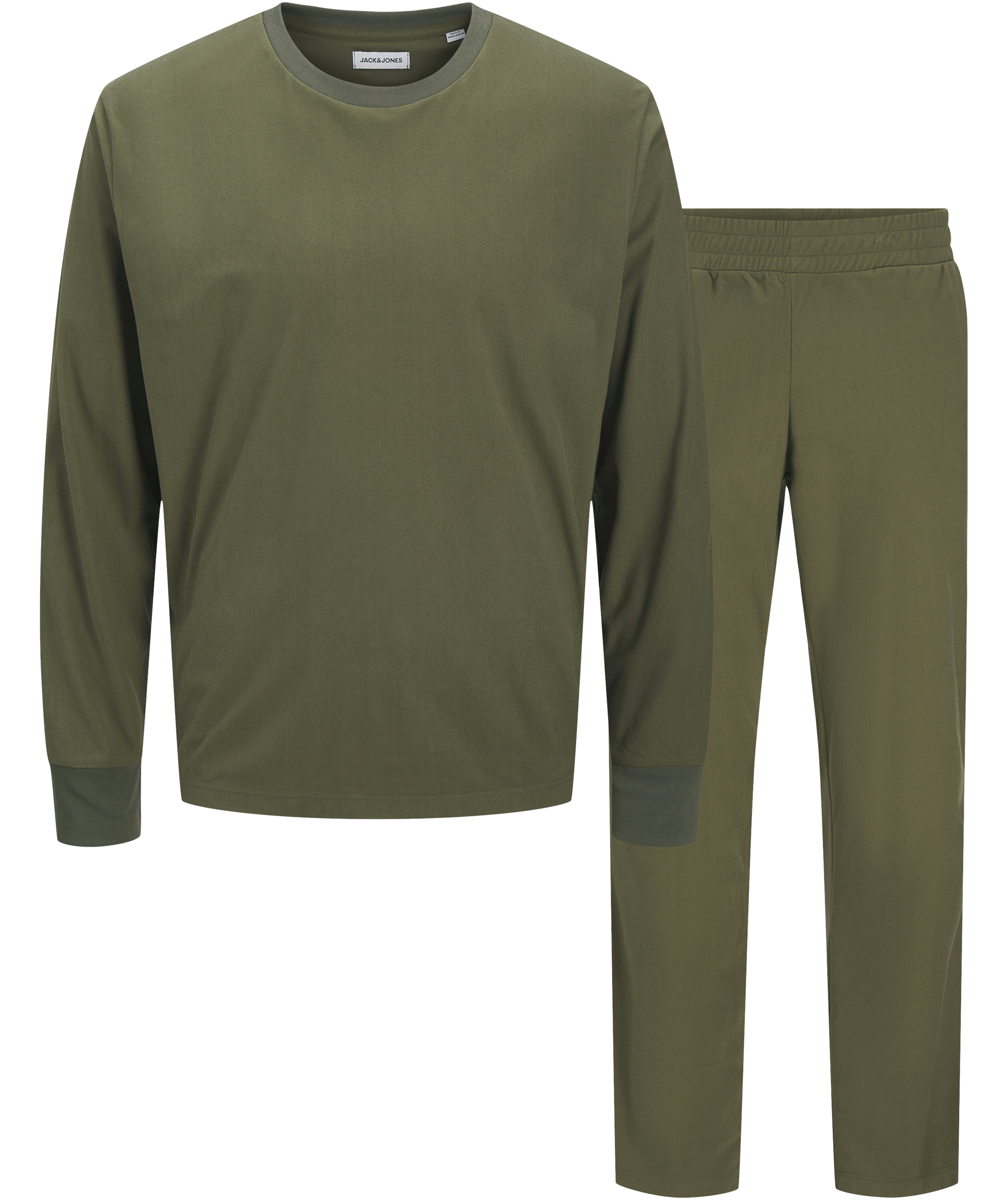 Jack & Jones JACSOLID pajama set, Grape leaf, Grape leaf, swatch