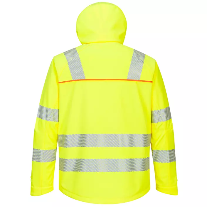 Portwest DX4 softshell jacket, Hi-vis Yellow/Black, large image number 1
