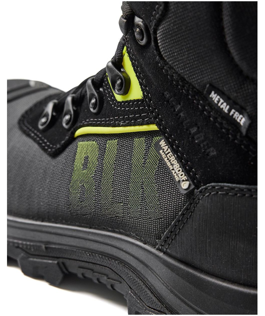 Bl&aring;kl&auml;der Storm safety boots S3, Black/Hi-Vis Yellow, large image number 5