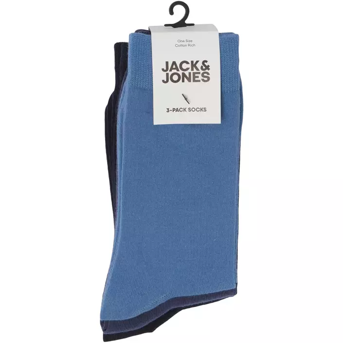 Jack & Jones JACCOL 3-pak strømper, Navy Blazer, Navy Blazer, large image number 4