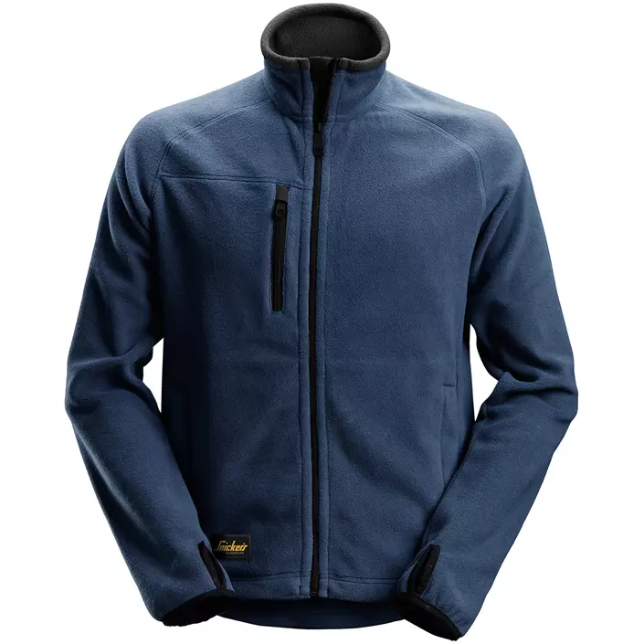 Snickers AllroundWork fleece jacket 8022, Marine Blue/Black, large image number 0