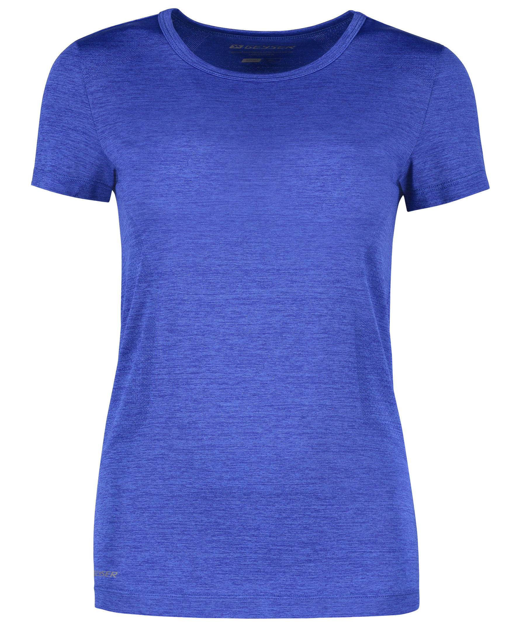 GEYSER s&ouml;ml&ouml;s T-shirt dam, Kungsbl&aring; melange, large image number 0