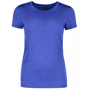 GEYSER Seamless women's T-shirt, Royal blue melange