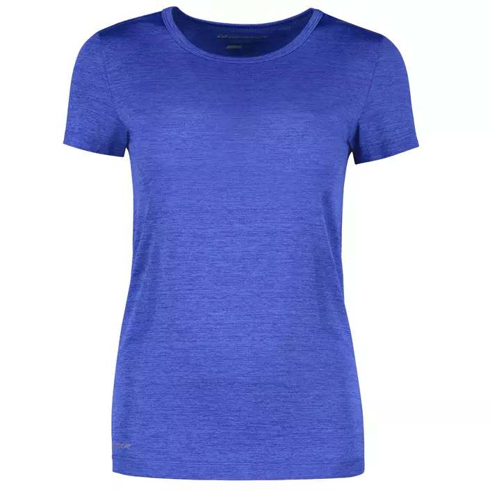 GEYSER Seamless women's T-shirt, Royal blue melange, large image number 0