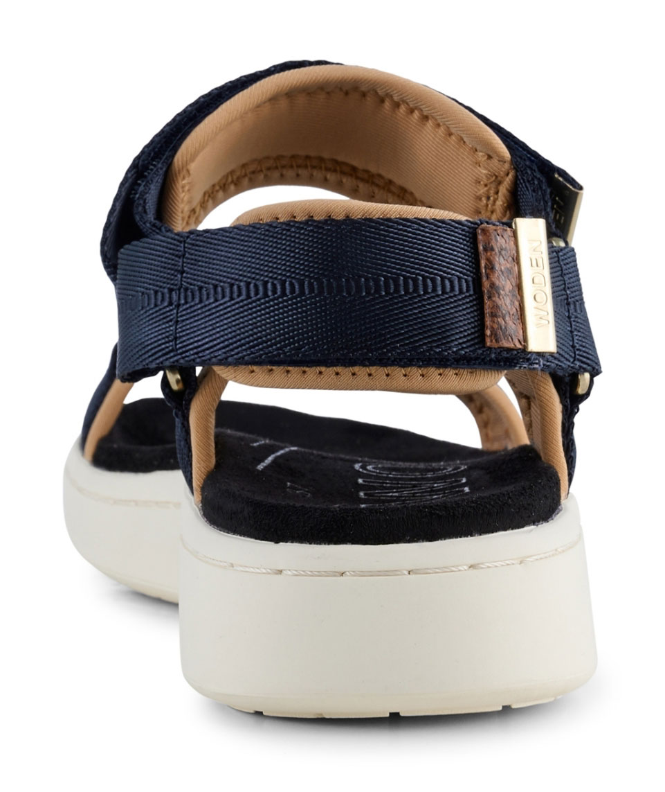 Woden Line women's sandals, Dark navy, large image number 6