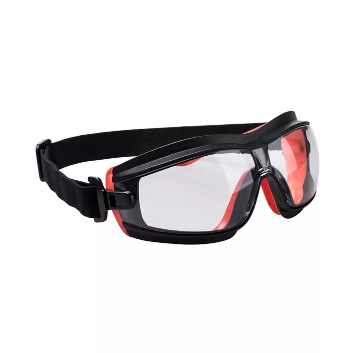 Portwest PW26 safety glasses/goggles, Clear, Clear, large image number 0
