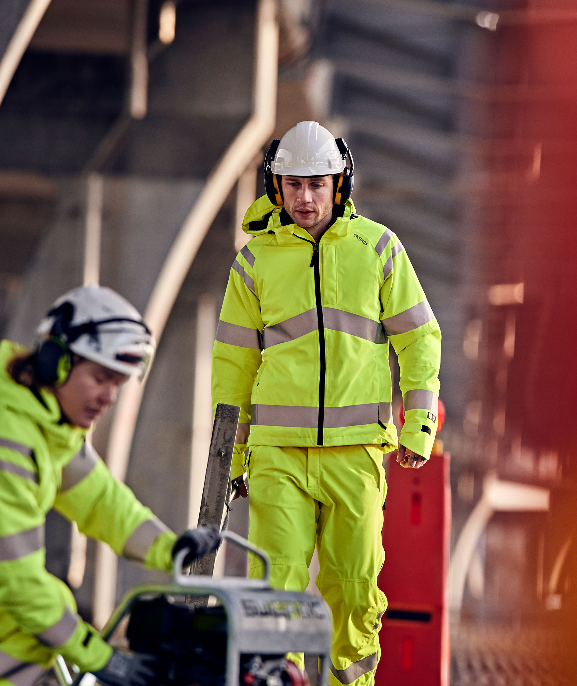 Fristads Shelljacke 4680 GLPS, Hi-Vis Gelb, large image number 10