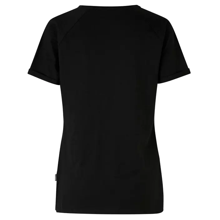 ID Core Slub dame T-shirt, Sort, large image number 1