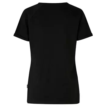 ID Core Slub Damen T-Shirt, Schwarz
