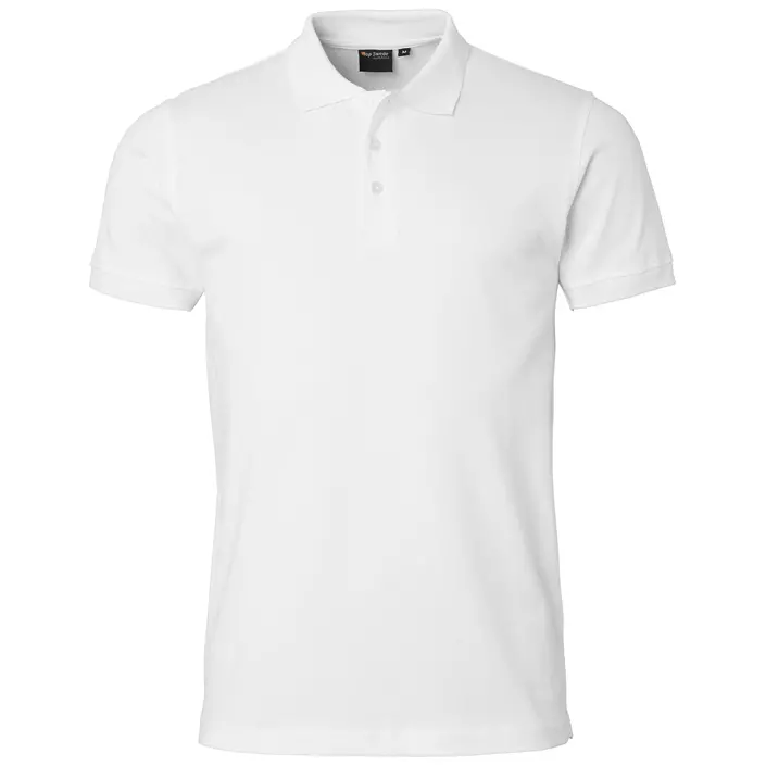 Top Swede polo T-shirt 201, Hvid, large image number 0