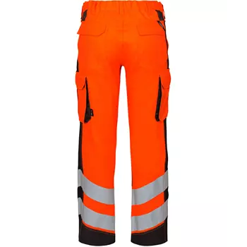 Engel Safety Light women's work trousers, Hi-vis orange/Grey