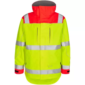 Engel Safety Shell Jacke, Hi-Vis Gelb/Rot