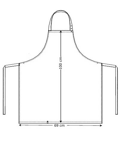 Kentaur bib apron, Black, Black, large image number 2