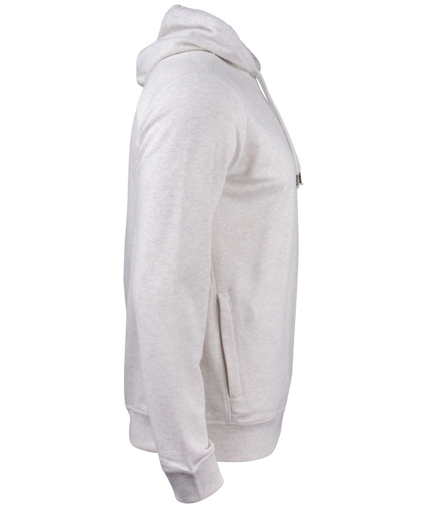Clique Premium OC hoodie, Light grey mottled, large image number 2