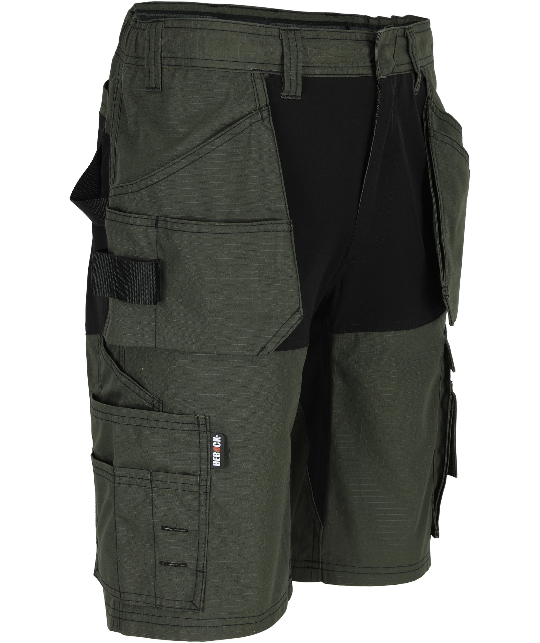 HEROCK Speri Handwerkershorts, Dark Khaki/Black, large image number 4