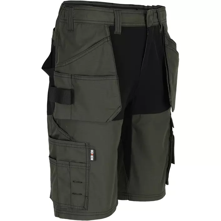 HEROCK Speri hantverksshorts, Dark Khaki/Black, large image number 4
