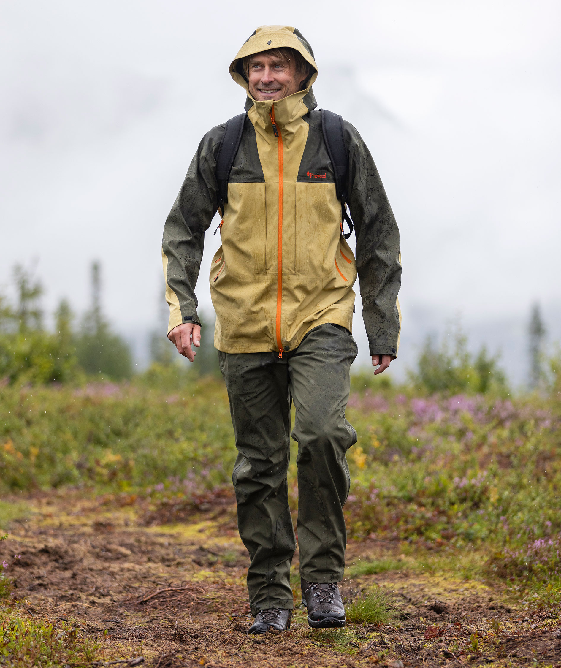 Pinewood Telluz bukser, Moss green, large image number 1