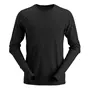 Snickers AllroundWork long-sleeved T-shirt 2427 merino wool, Black