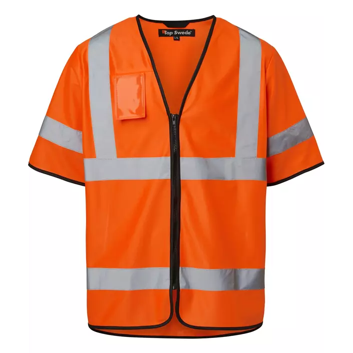 Top Swede reflective safety vest 125, Hi-vis Orange, large image number 0