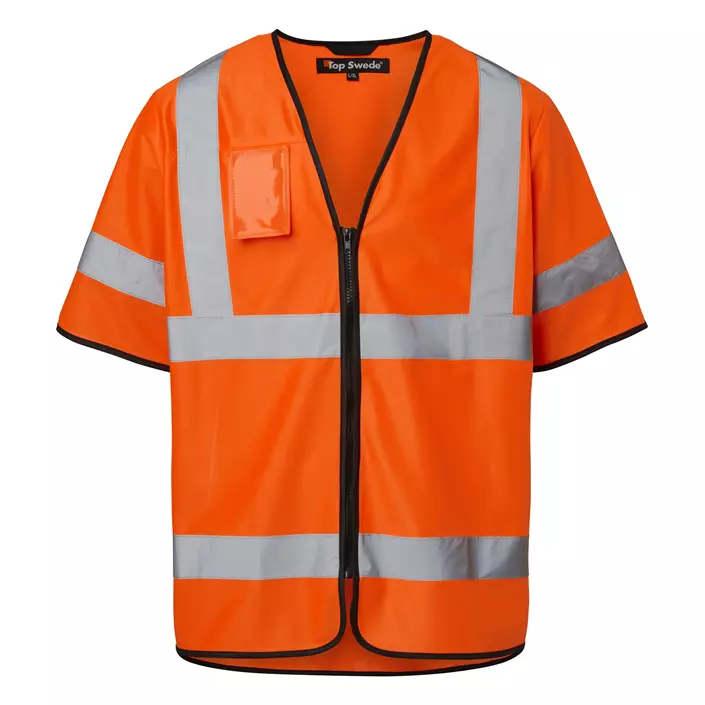 Top Swede reflective safety vest 125, Hi-vis Orange, large image number 0