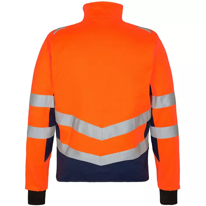 Engel Safety arbeidsjakke, Orange/Blue Ink, large image number 1