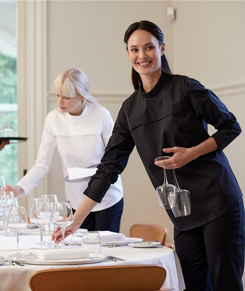 Kentaur A Collection modern fit dame popover skjorte, Sort, large image number 1