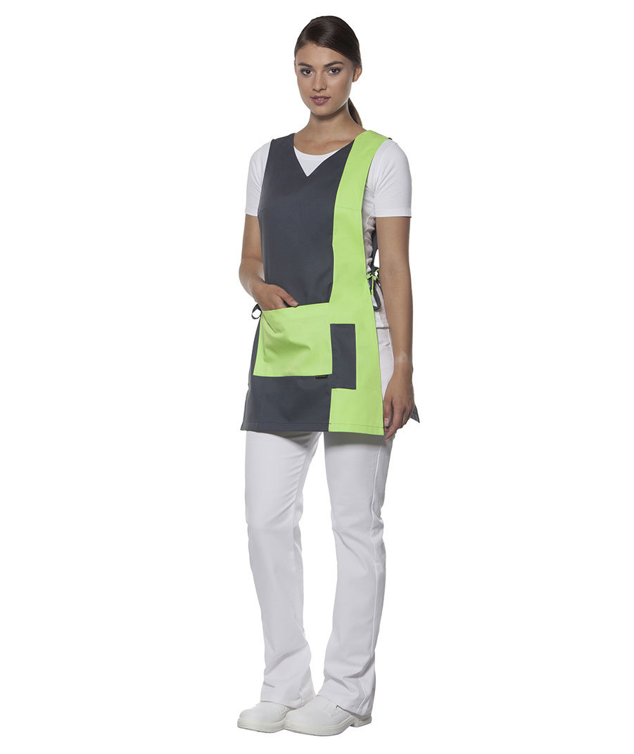 Karlowsky Marilies sandwichforkl&aelig;de med lommer, Gr&aring;/Gr&oslash;n, large image number 1