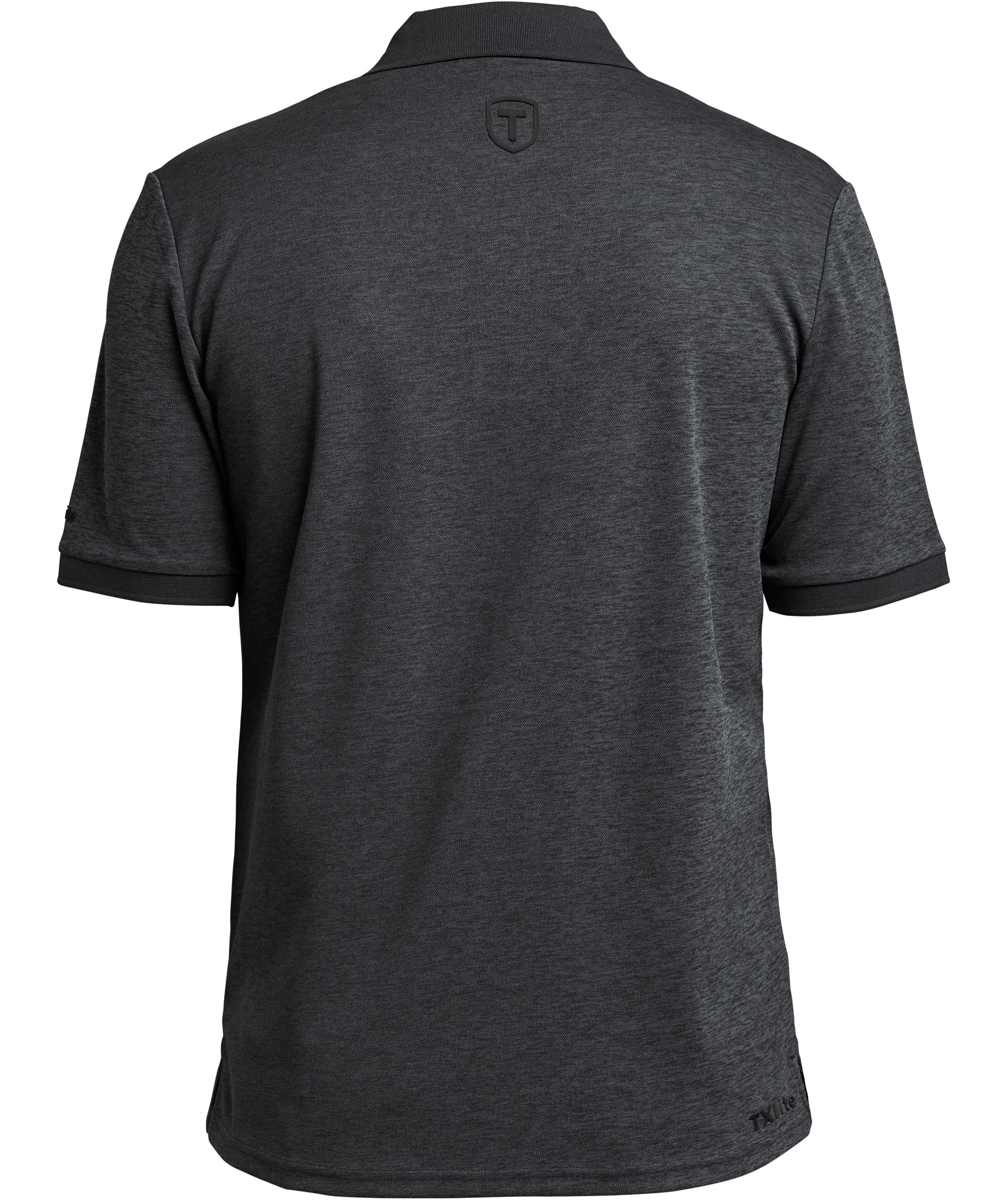 Tenson TXlite Melange polo shirt, Black, large image number 1