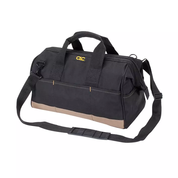 CLC Work Gear 1165 BigMouth® medium tool bag, Black/Brown, Black/Brown, large image number 0