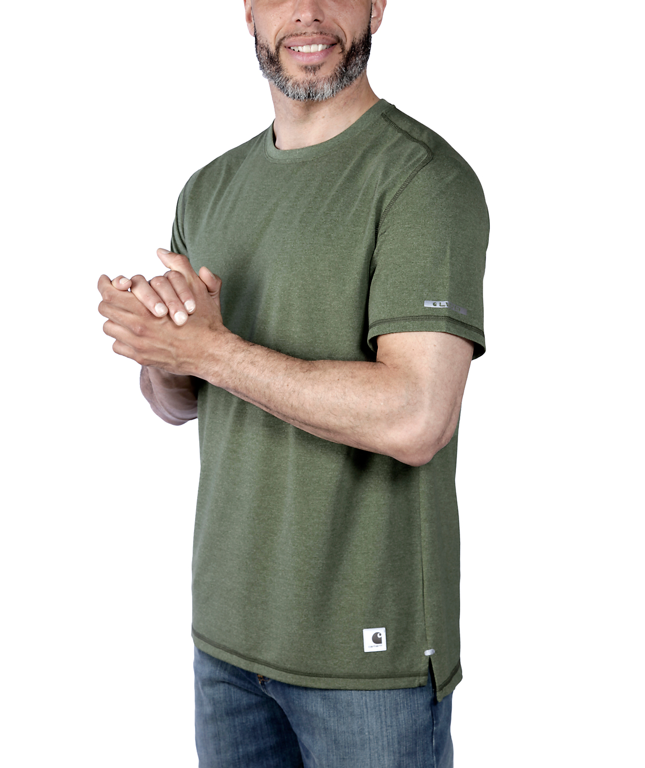 Carhartt Extremes T-Shirt, Chive Heather, large image number 3