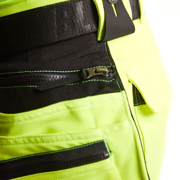 Blåkläder håndværkerbukser full stretch, Hi-vis Gul/Sort, large image number 7