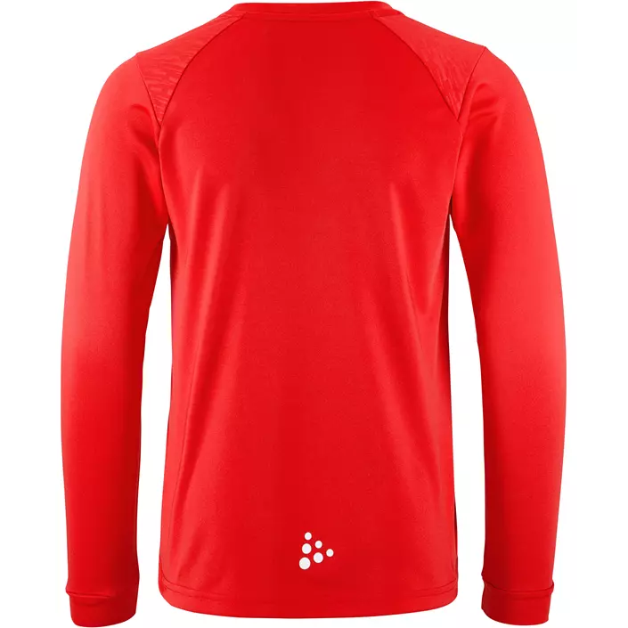Craft Rush langermet T-skjorte for barn, Bright red, large image number 1