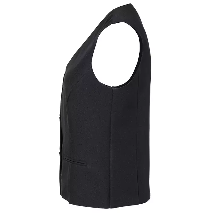 Karlowsky Basic women's server waistcoat, Black, large image number 3