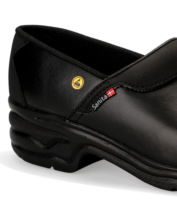 Sanita San Pro Light safety clogs with heel cover S3, Black, large image number 2
