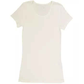 Joha Marie Damen T-Shirt mit Merinowolle, Weiß