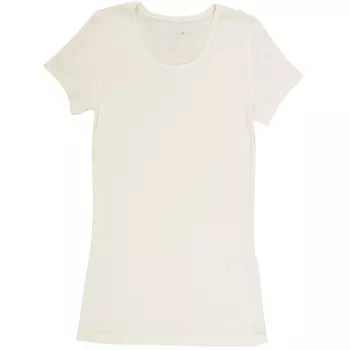 Joha Marie Damen T-Shirt mit Merinowolle, Weiß