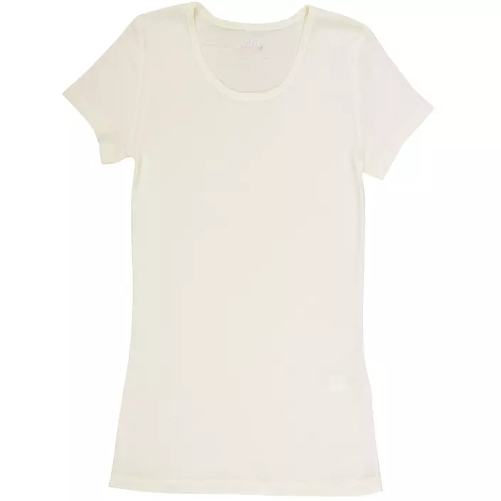 Joha Marie dame T-shirt med merinould, Hvid, large image number 0