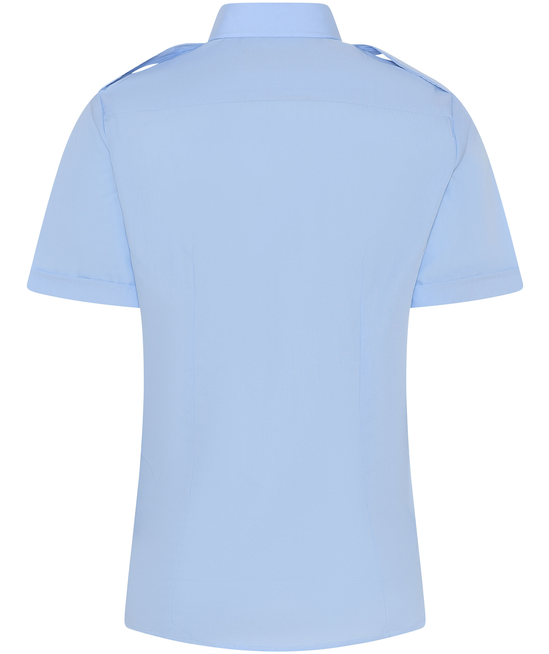 Angli Slim Fit short-sleeved women's pilot shirt, Light Blue, large image number 1
