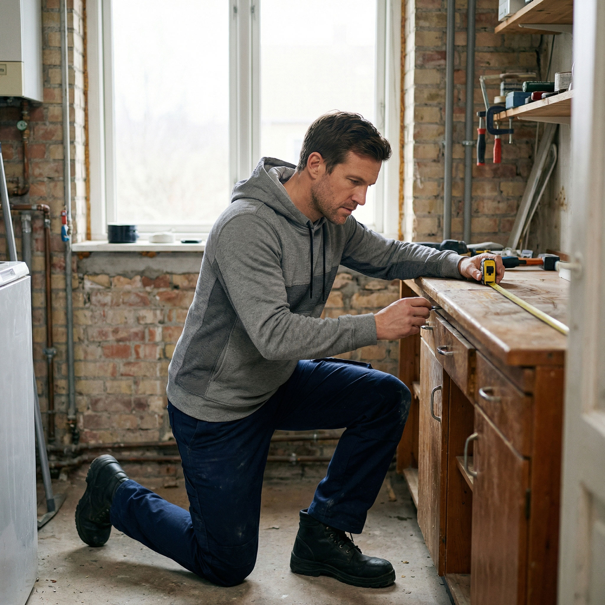 Kansas Evolve Craftsmen h&aelig;ttetr&oslash;je, M&oslash;rkegr&aring;/Gr&aring;, large image number 1