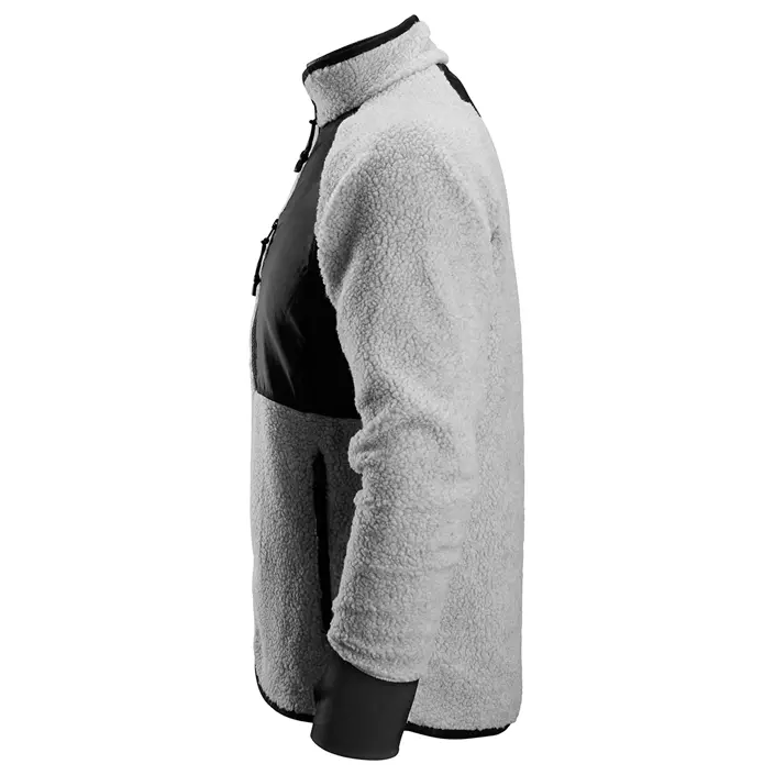 Snickers AllroundWork fibre pile jacket, Grey mottled/black, large image number 2