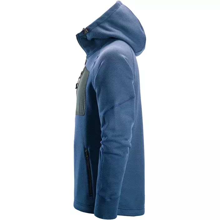 Snickers FlexiWork Fleece Kapuzensweatshirt 8041, Deep Blue/Black, large image number 4