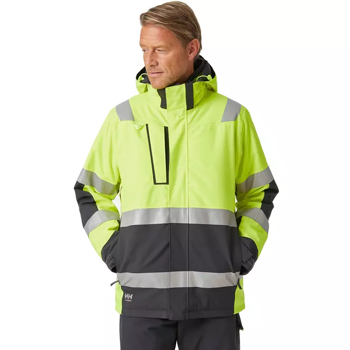 Helly Hansen Alna 2.0 winter jacket, Hi-vis yellow/charcoal, large image number 1
