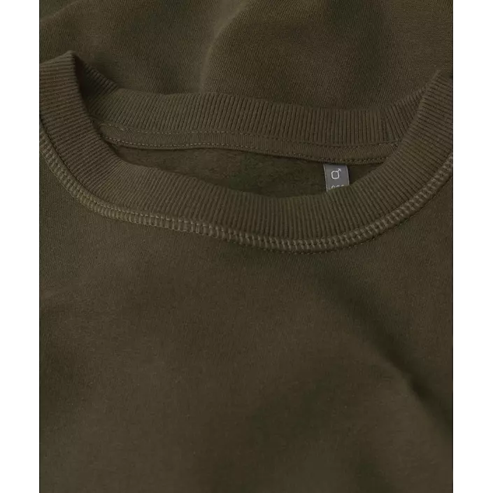 ID organic sweatshirt, Olive Green, large image number 3
