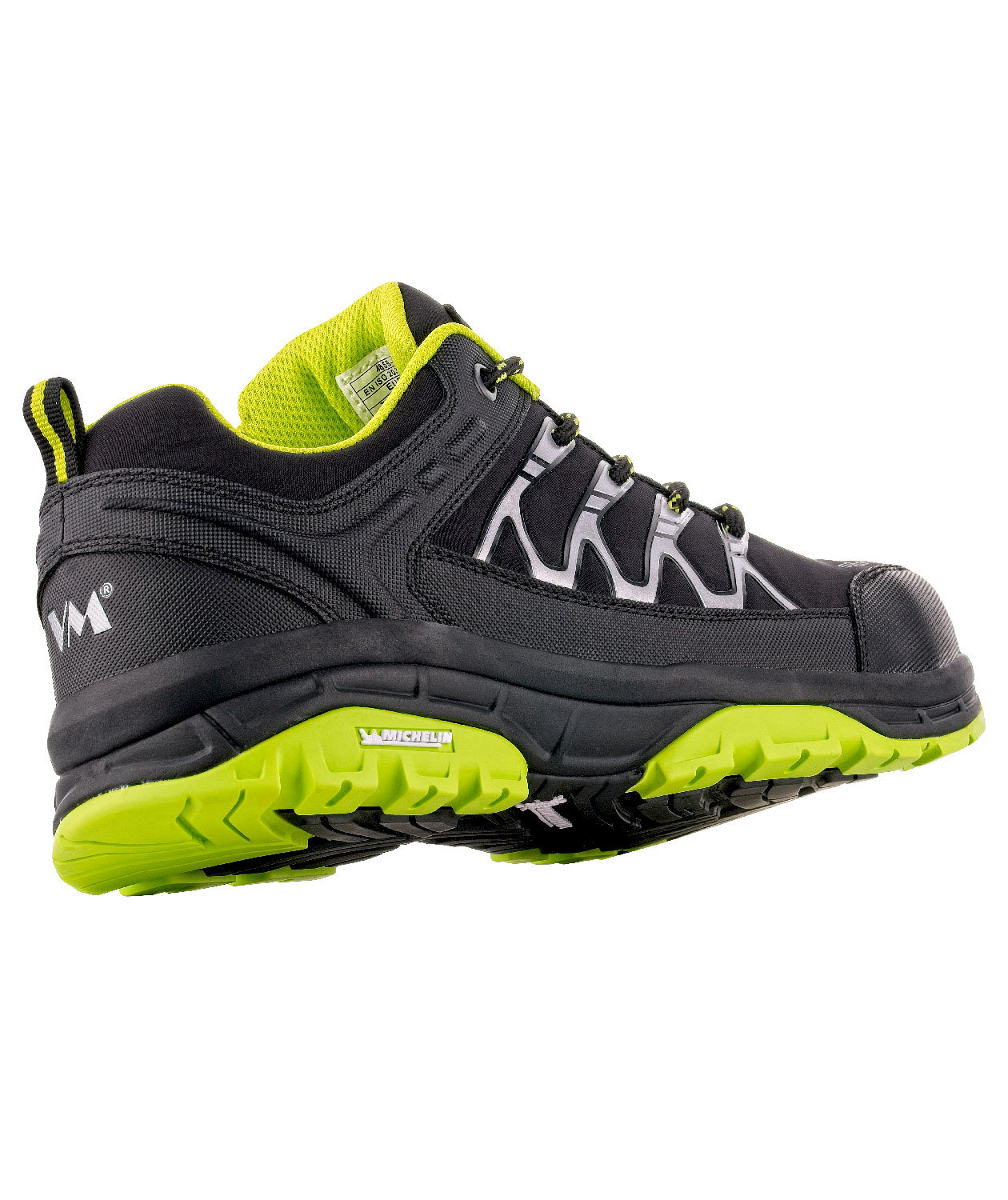 VM Footwear Ohio safety shoes S1, Black/Green, large image number 1